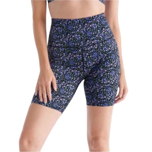 KNIX HiTouch Compression High Rise Biker Essential Shorts 7.5” in garden daze - Picture 1 of 7